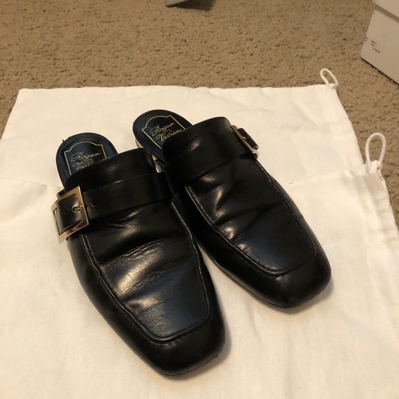 Roger Vivier Black slip-on loafers